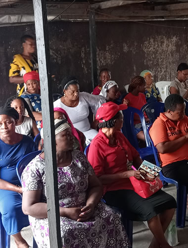 Prayer and dinner meeting